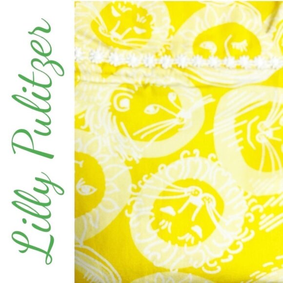 LILLY PULITZER Vintage 100% Cotton Macfarlane Cat Sun Print Sleeveless Sheath, 6 - Picture 8 of 10